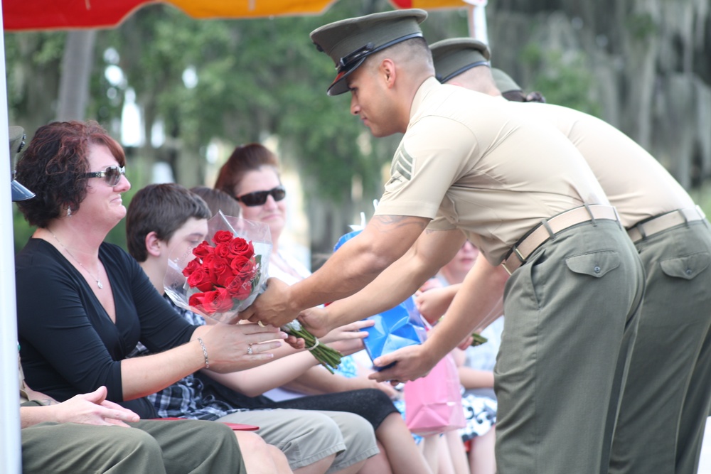 SSgt Richard Root Retirement H&amp;SBN MCRD PISC