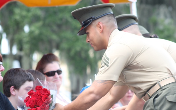 SSgt Richard Root Retirement H&amp;SBN MCRD PISC