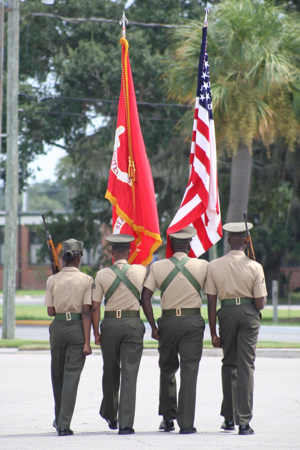 SSgt Richard Root Retirement H&amp;SBN MCRD PISC