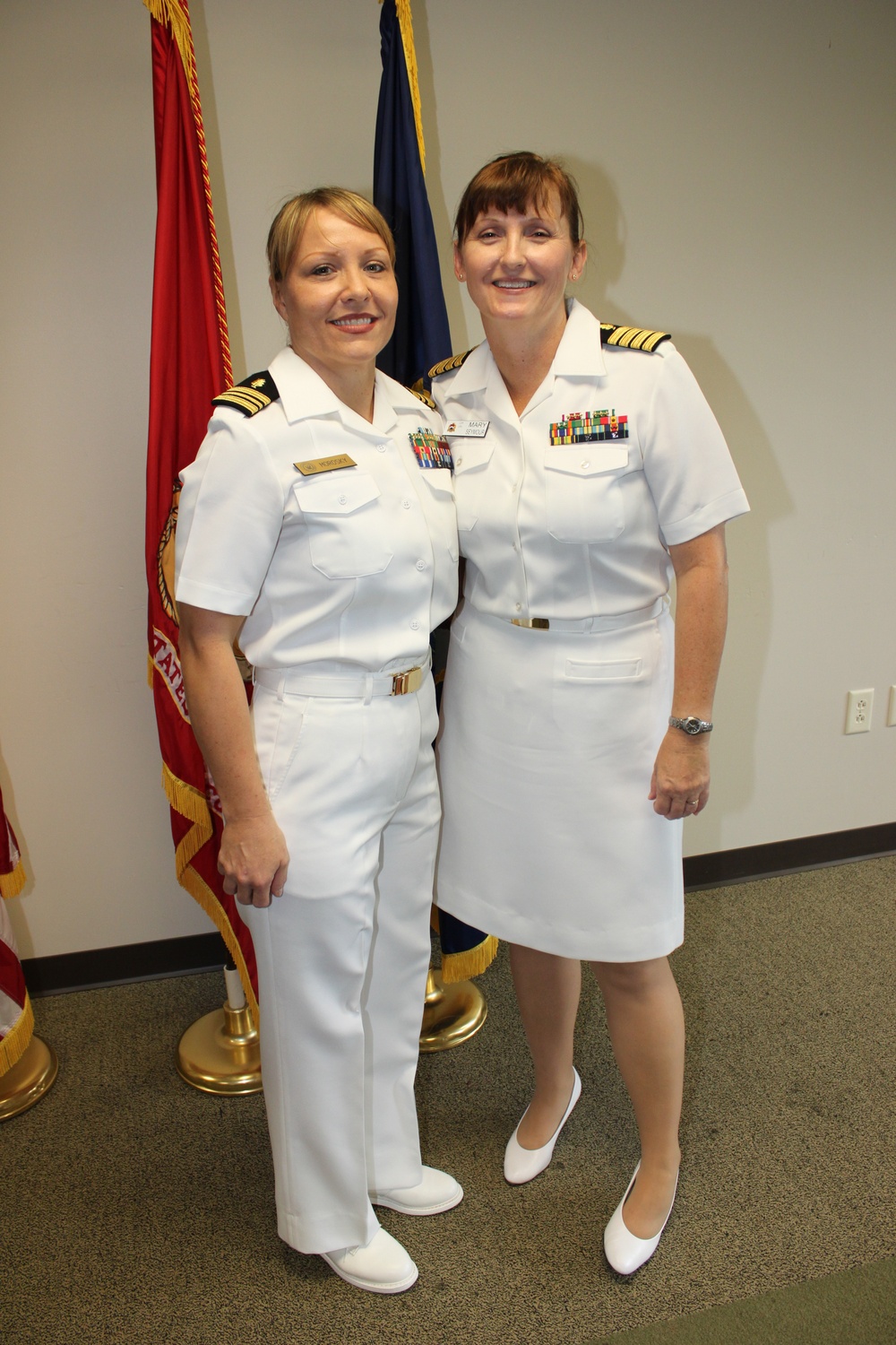 Naval Medical Logistics Command Promotes 3 Officers, 1 Chief Petty Officer