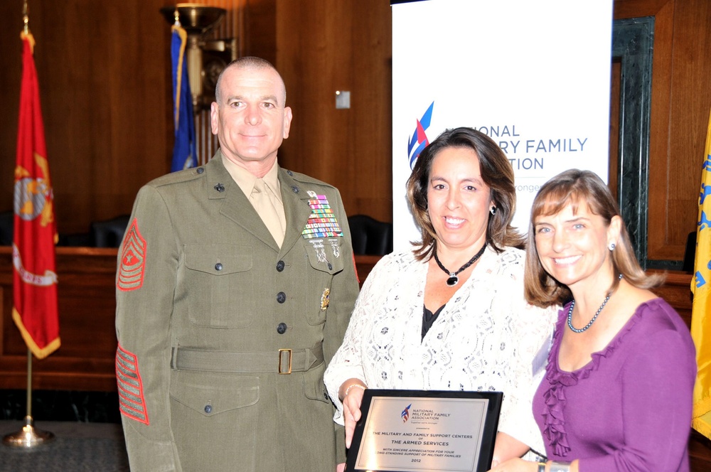 SEAC accepts NMFA award on behalf of all military families