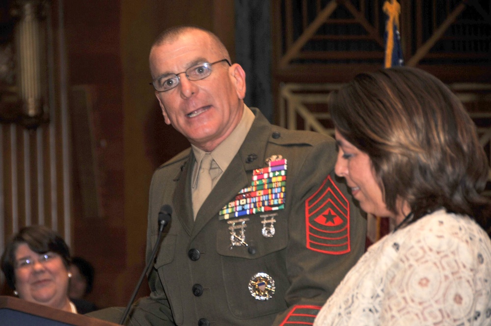 SEAC accepts NMFA award on behalf of all military families