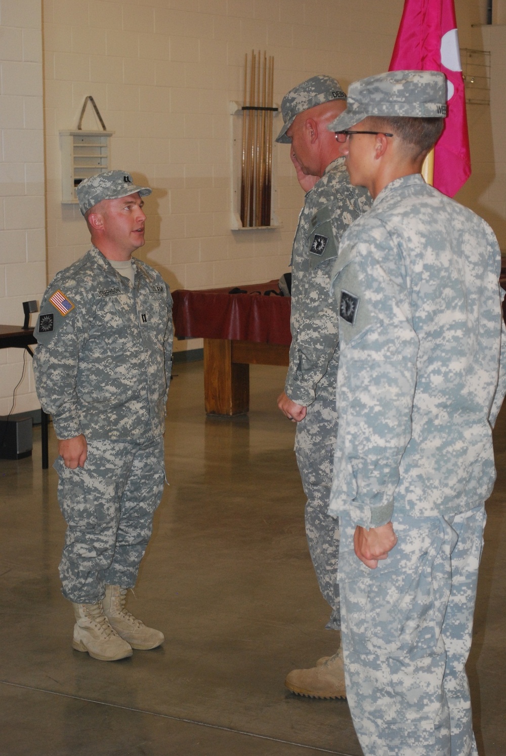 B Company welcomes new commander