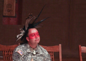 Warrior ceremony and drum circle