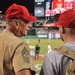 SEAC, Mrs. Battaglia spend a night at the ballpark with 14 wounded warriors