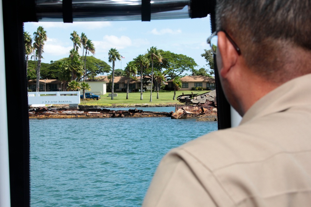 ROK Marine CMC visit to Pearl Harbor