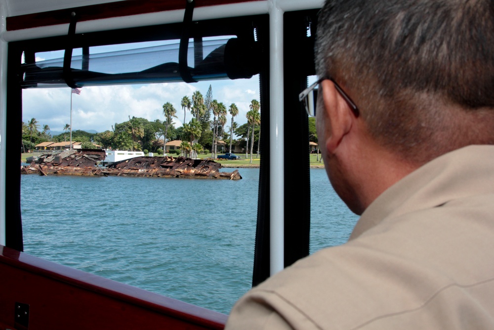 ROK Marine CMC visit to Pearl Harbor