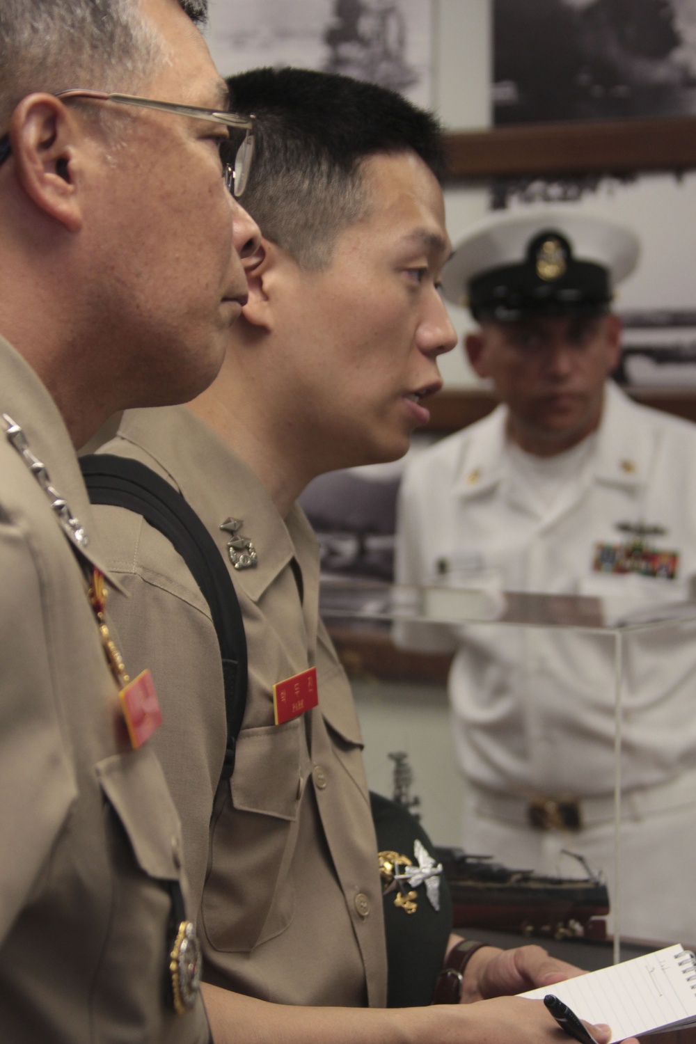 ROK Marine CMC visit to Pearl Harbor