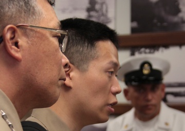 ROK Marine CMC visit to Pearl Harbor