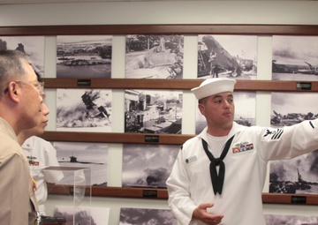 ROK Marine CMC visit to Pearl Harbor