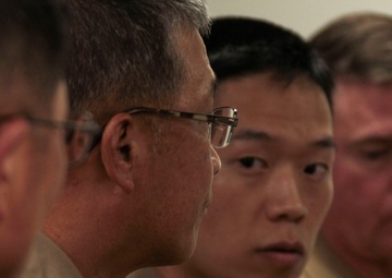 ROK Marine CMC visit to Pearl Harbor