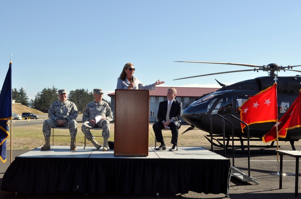 Oregon Army National Guard receives new UH-72A Lakota helicopters