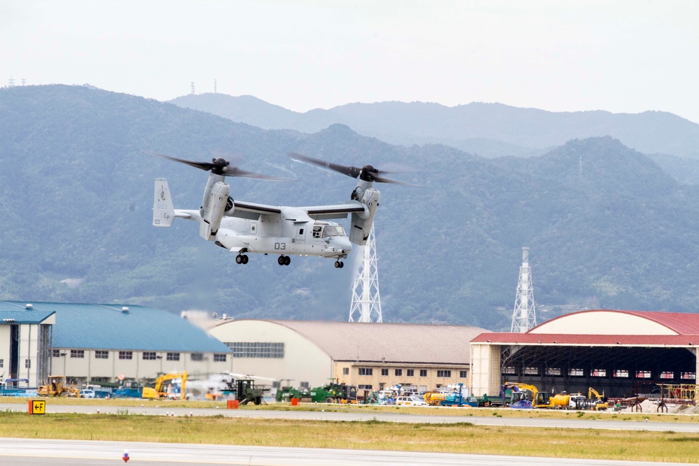 MV-22 Osprey conducts functional check flights