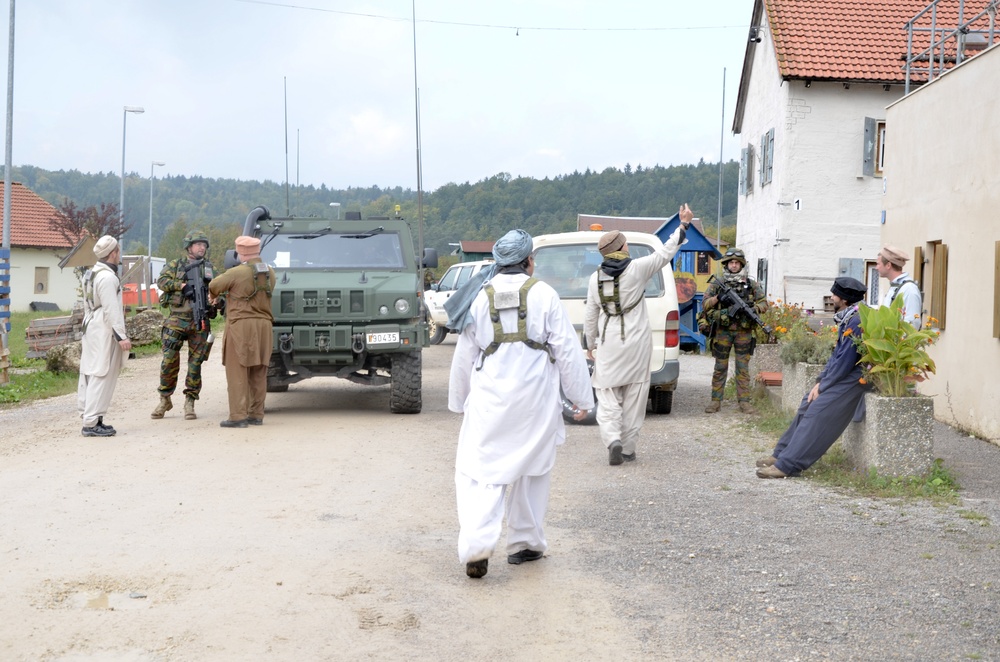 Military Advisory Team I/Police Advisory Team II training exercise