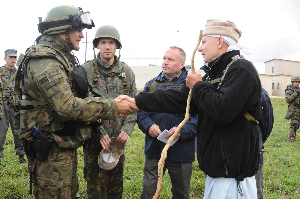 Military Advisory Team I/Police Advisory Team II training exercise