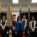 81st Regional Support Command Color Guard at a Panthers game