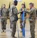 201st Military Intelligence Battalion cases colors in preparation for deployment