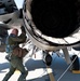 Bones share the air with Lobos during exercise
