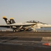 F/A-18F Super Hornet launches from flight deck
