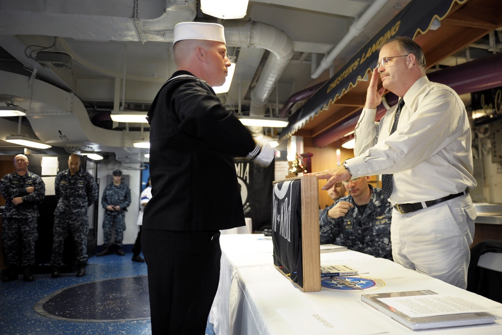 POW/MIA memorial luncheon aboard USS Nimitz