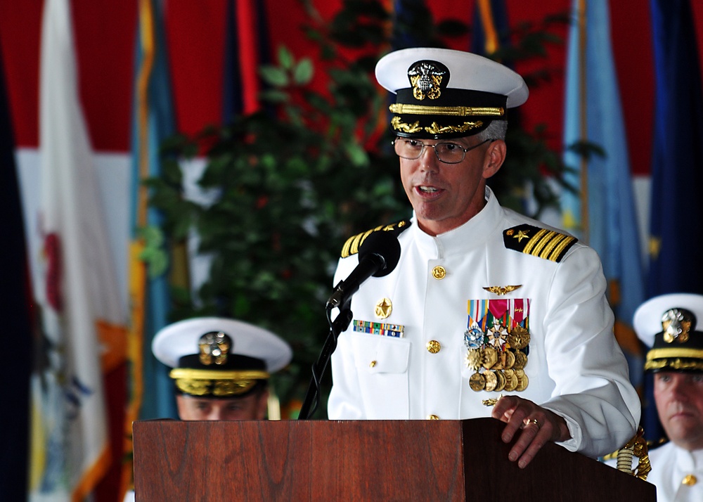 USS Abraham Lincoln change of command