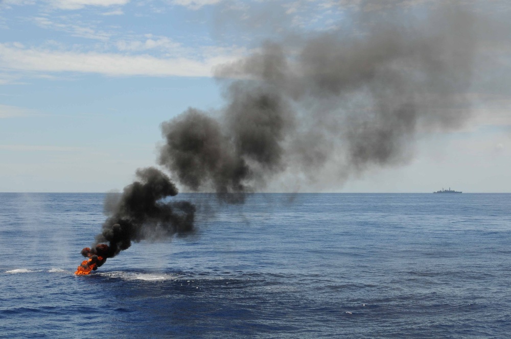 HMCS Preserver destroyed during UNITAS Atlantic