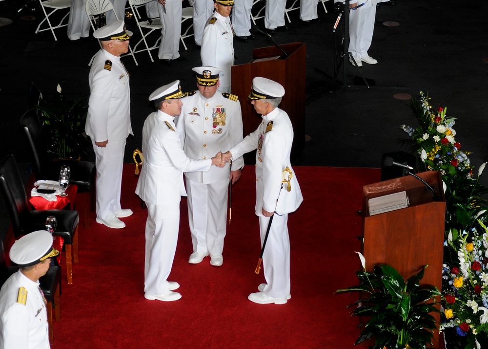 Change of command ceremony