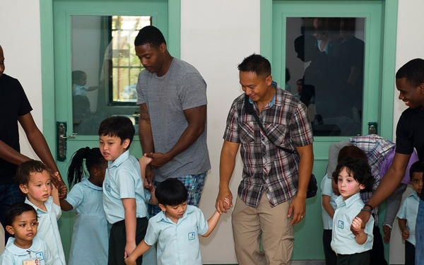 Maritime Civil Affairs Team 105 Regional Institute for Active Learning Community Relations event