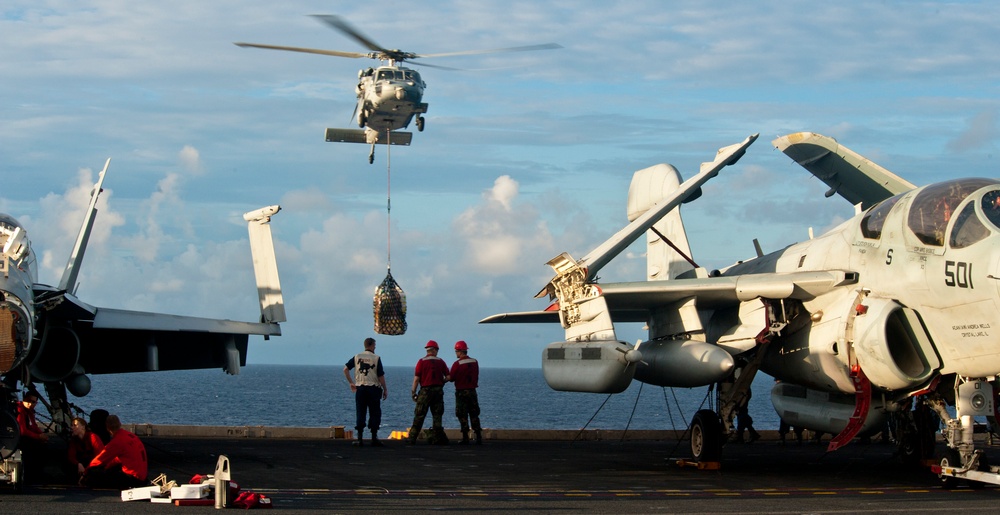 USS John C. Stennis action