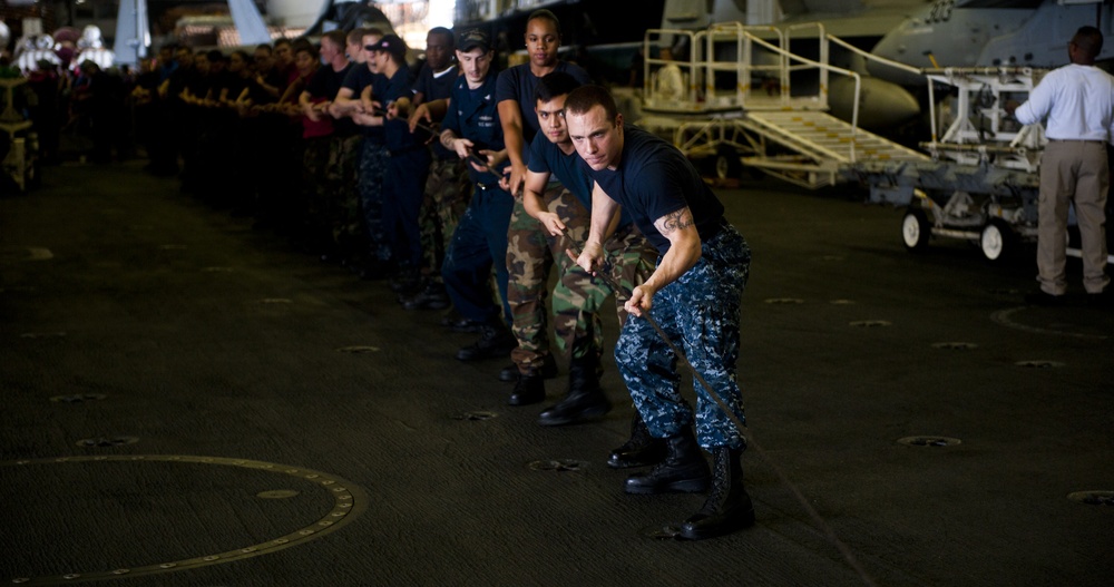 USS John C. Stennis action