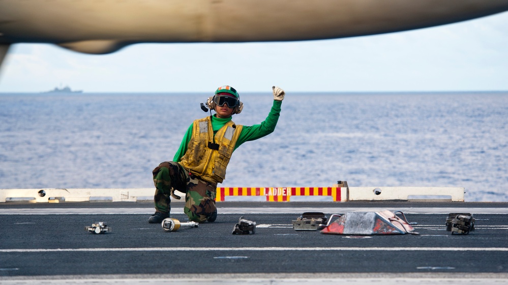 USS John C. Stennis action