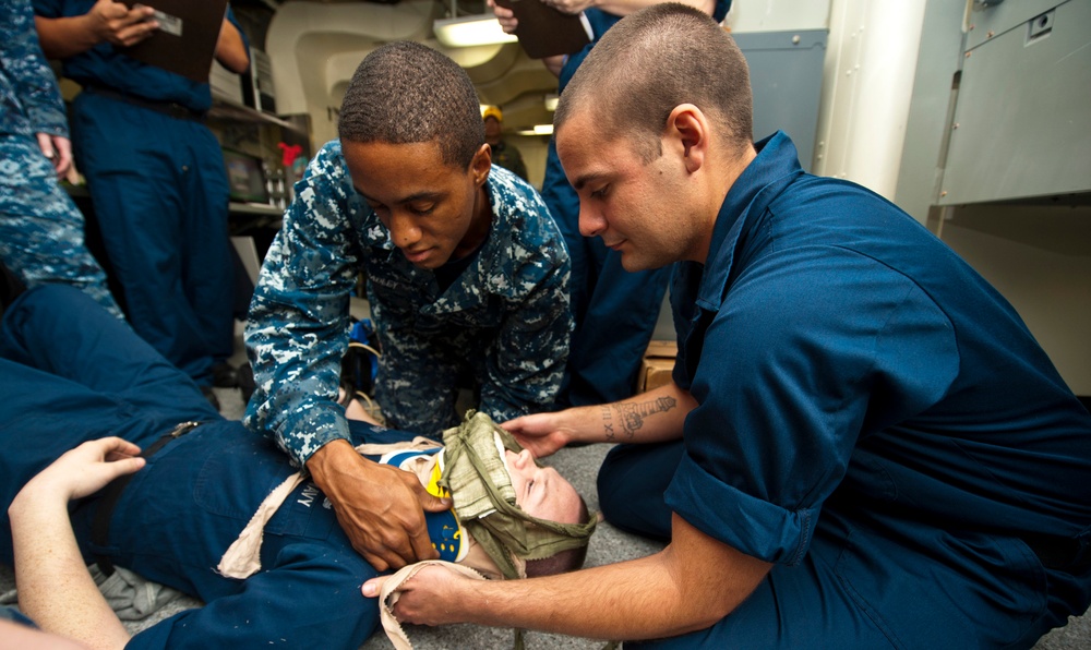 USS John C. Stennis action
