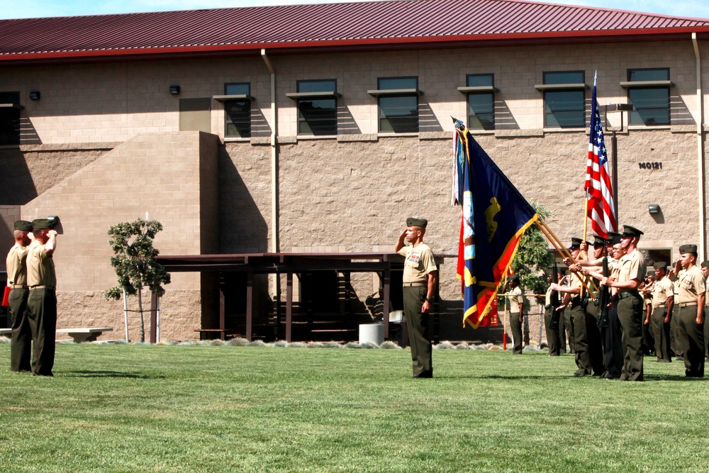 1st MLG receives new sergeant major