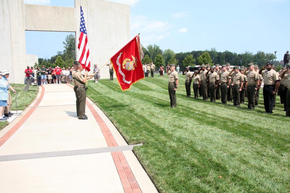 Khe Sanh Marines Pass Knowledge, Tradition to 22nd MEU Marines