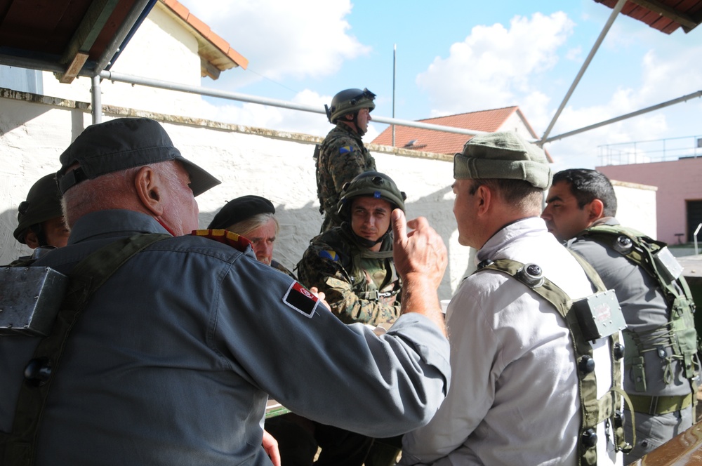 Military Advisory Team I/Police Advisory Team II training exercise