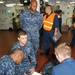 USS George H.W. Bush sailors at work