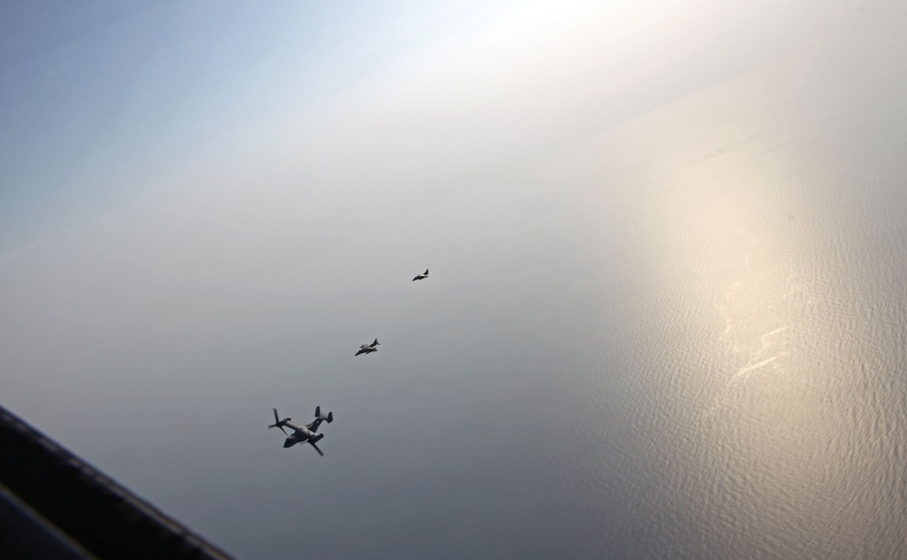 Photo Essay: Gas station in the sky - 24th Marine Expeditionary Unit pushes the range of amphibious reach with aerial refueling capability
