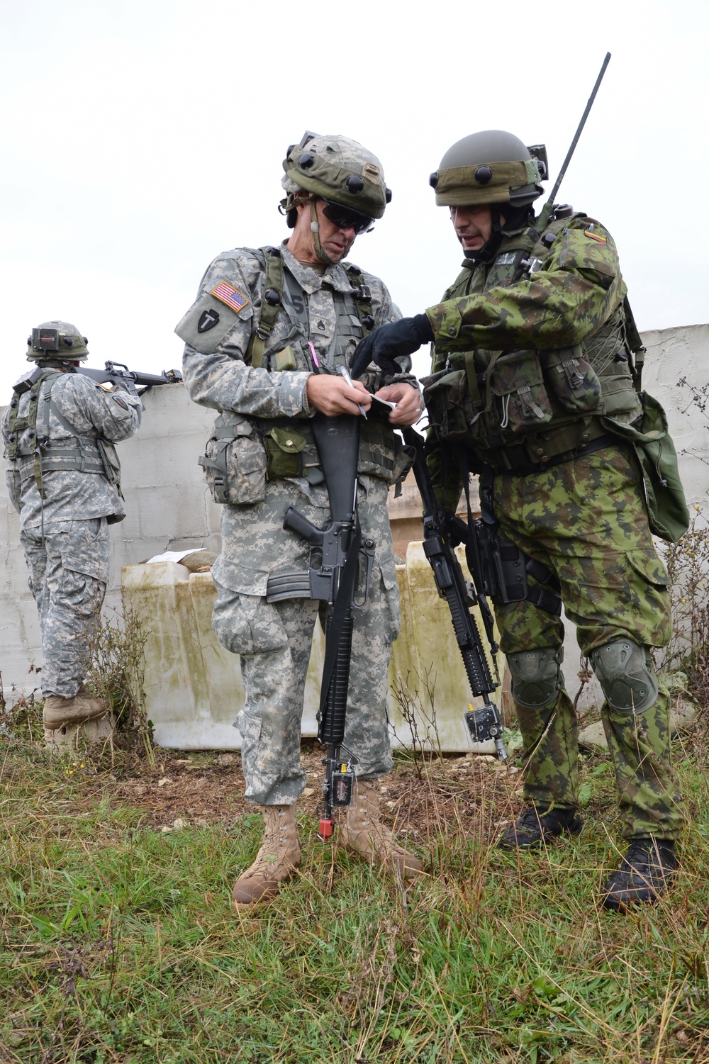 Military Advisory Team I/Police Advisory Team II training exercise