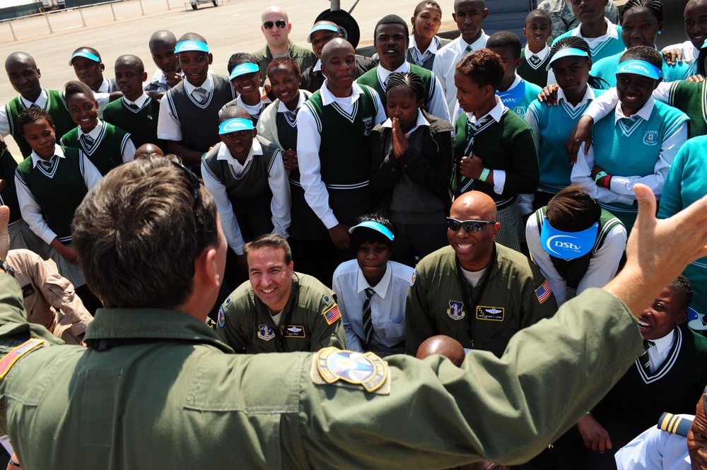 US military inspires South African youth