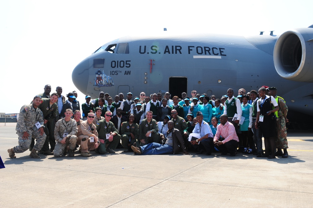 US military inspires South African youth