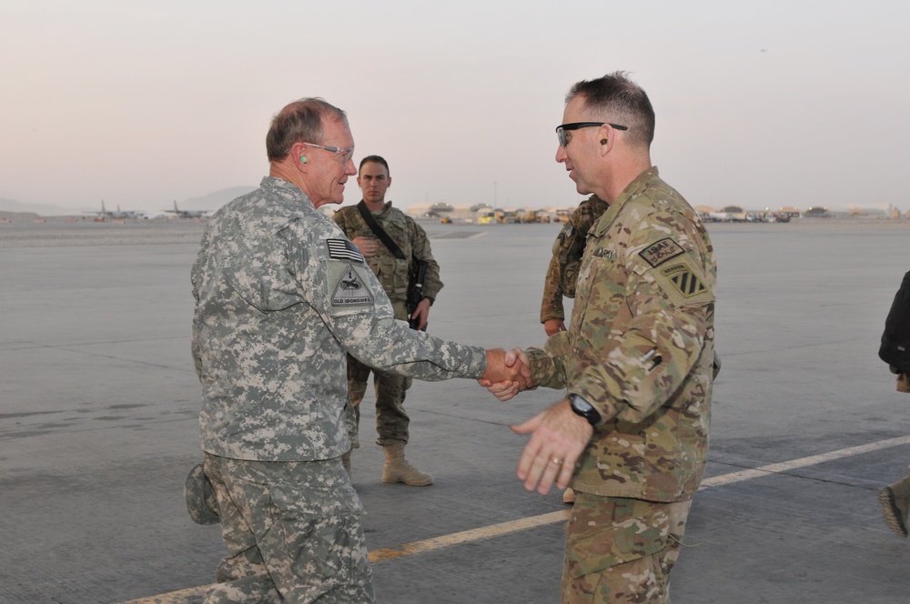 Chairman JCS Gen. Dempsey visits RC(S)