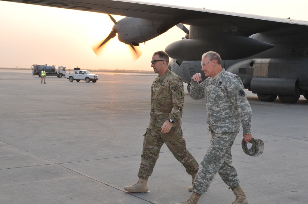 Chairman JCS Gen. Dempsey visits RC(S)