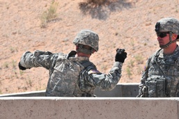 2-1 STB soldiers demonstrate proficiency at grenade range