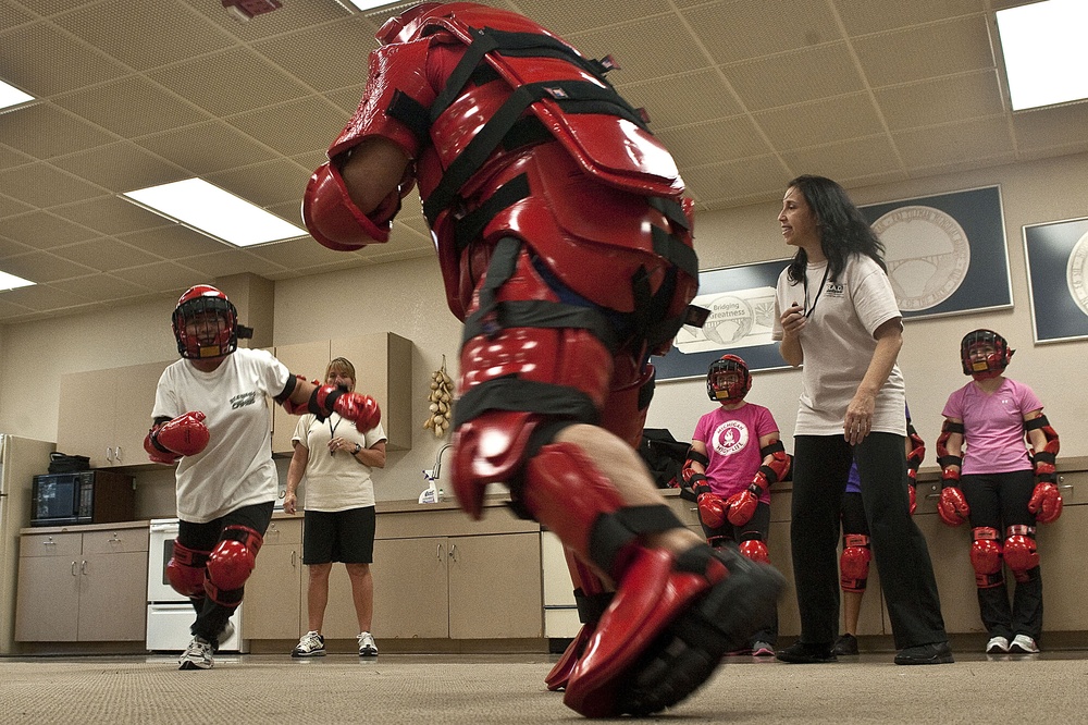 Rape Aggression Defense System course empowers Airmen