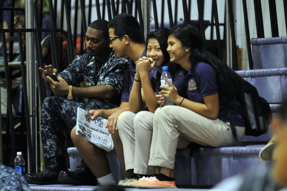 USS George Washington community service project in Guam