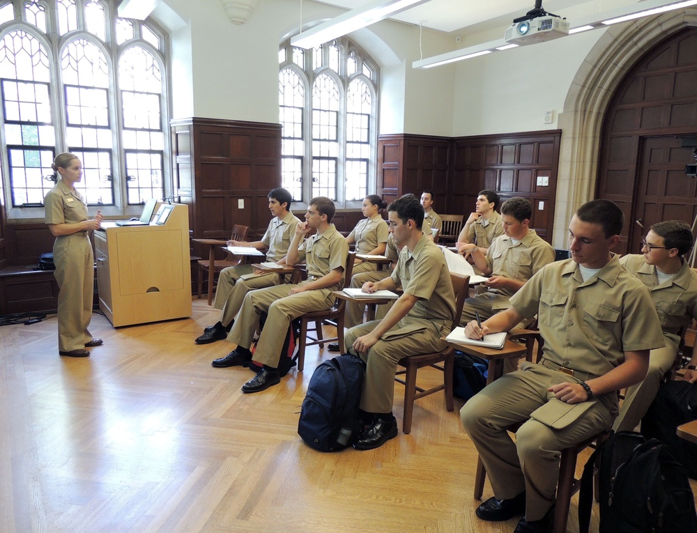 ROTC welcoming ceremony at Yale