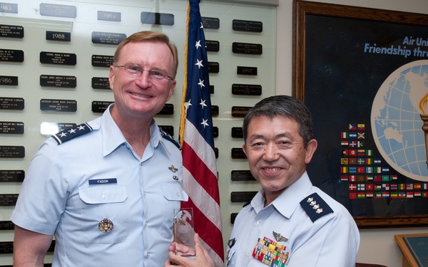 Gen. Shigeru Iwasaki visits Maxwell AFB