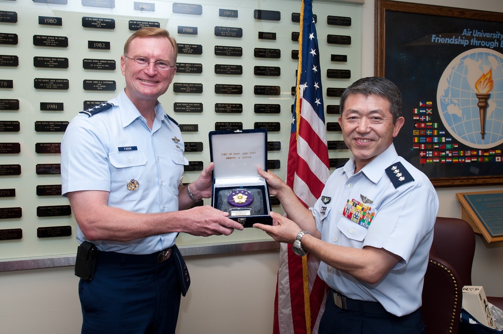 Gen. Shigeru Iwasaki visits Maxwell AFB