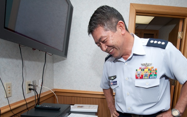 Gen. Shigeru Iwasaki visits Maxwell AFB