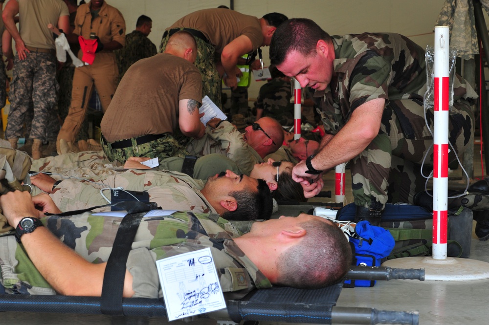 Mass casualty exercise